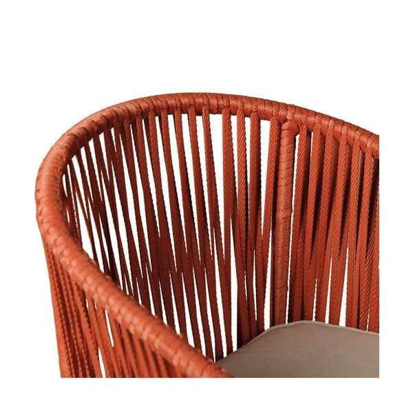 Zestaw 2 czerwonych krzeseł ogrodowych Bonami Selection Trapani-image-4