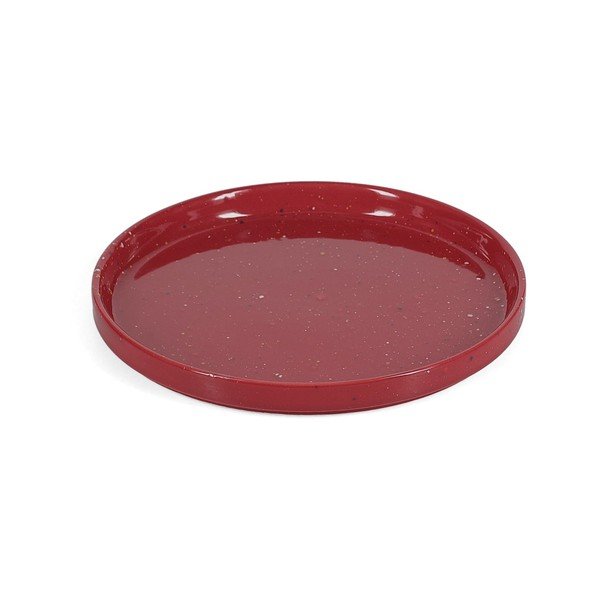 Bordowy porcelanowy talerz deserowy ø 20,5 cm Fika – ONA-image-3