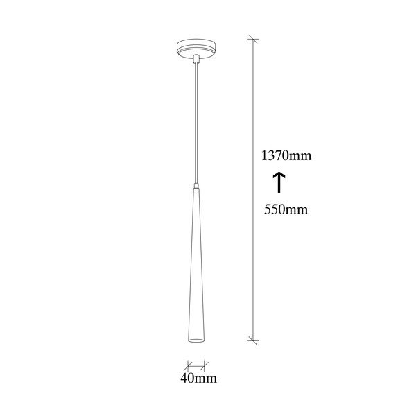 Czarna lampa wisząca Opviq lights Uğur-image-3