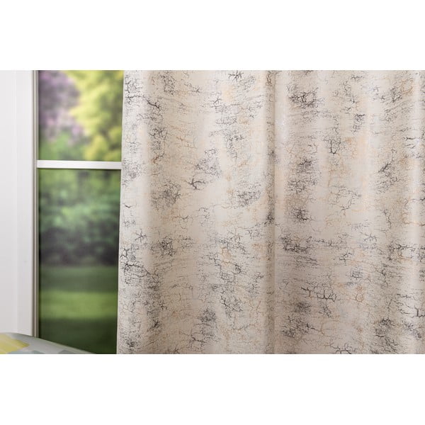 Kremowa zasłona 140x260 cm Lhasa – Mendola Fabrics-image-3