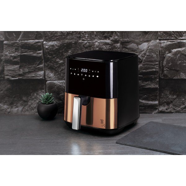 Frytkownica beztłuszczowa w kolorze złota Black Rose Collection – BerlingerHaus-image-1