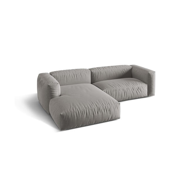 Jasnoszary narożnik modułowy (lewostronny) Martina – Micadoni Home-image-1