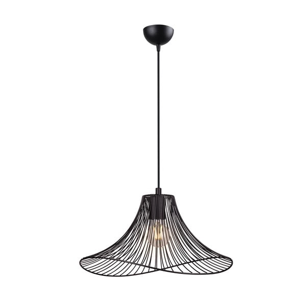 Czarna lampa wisząca ø 40 cm Wavy – Squid Lighting