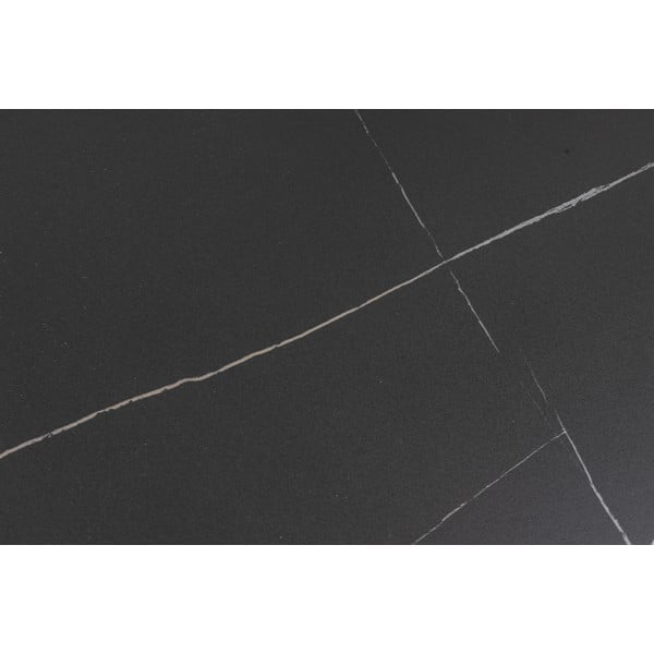 Czarny okrągły stolik z ceramicznym blatem ø 60 cm Malta – Actona-image-4