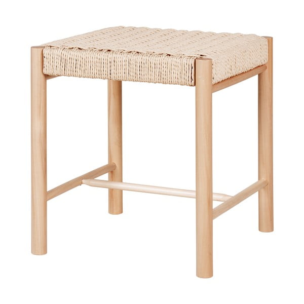 Stołek z drewna topolowego Abano – House Nordic