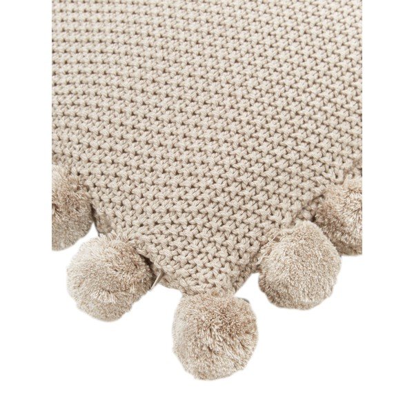 Beżowa bawełniana dekoracyjna poszewka na poduszkę Westwing Collection Molly, 40x40 cm-image-2