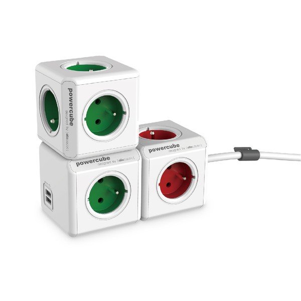 Rozgałęźnik do gniazdka 12 cm PowerCube Original USB – Cubenest-image-3