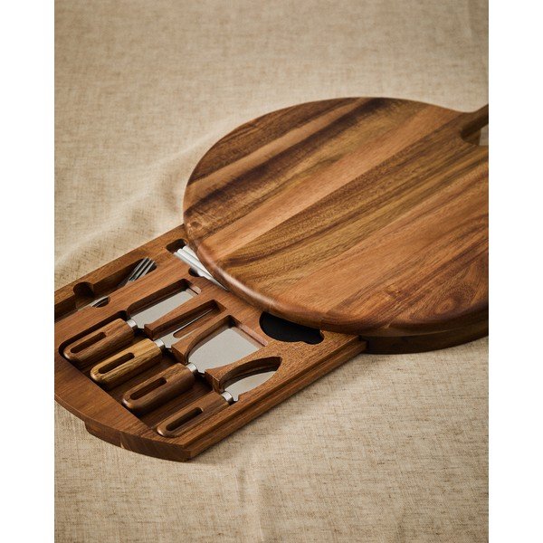 Drewniana deska do sera 46 x 36 cm Blera – Kave Home-image-1