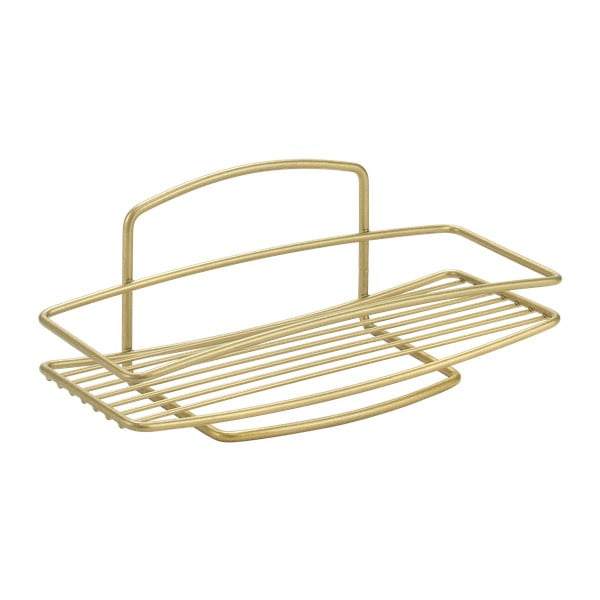 Stalowa półka łazienkowa w kolorze złota Onda – Metaltex