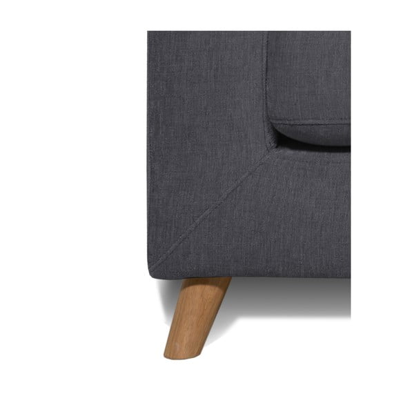 Ciemnoszara sofa 157 cm Faria – Scandic-image-3