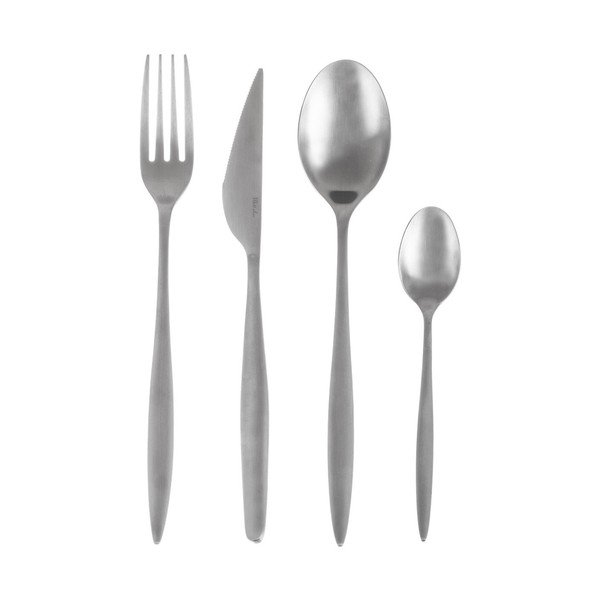 Sztućce ze stali nierdzewnej w kolorze srebra 24 szt. – Orion