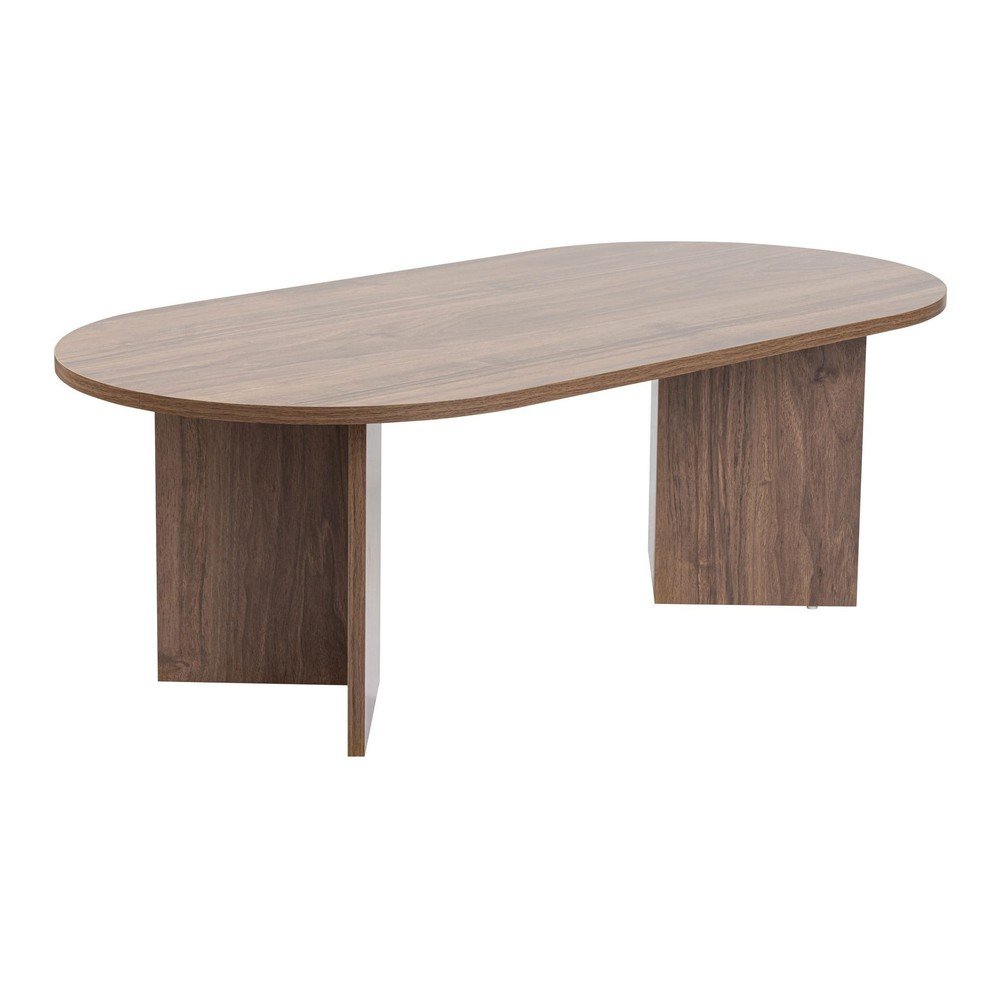Ciemnobrązowy stolik w dekorze orzecha 60x119 cm Sable – Kalune Design