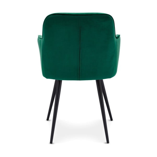 Zielone aksamitne krzesła zestaw 2 szt. Nadja – Furnhouse-image-2