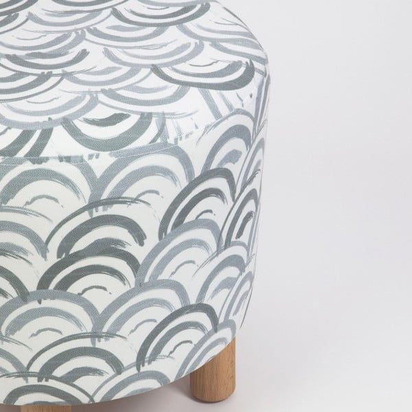 Taboret z drewnianymi nogami Cono Mimar, ⌀ 41 cm-image-3