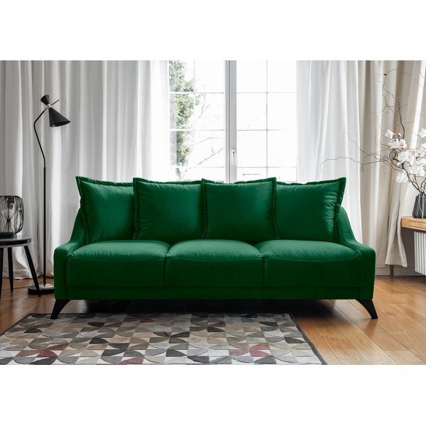 Zielona aksamitna sofa Miuform Royal Rose-image-1