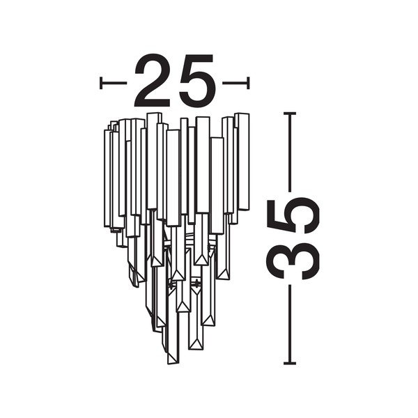 Metalowy kinkiet w kolorze złota Grane – Nova Luce-image-4