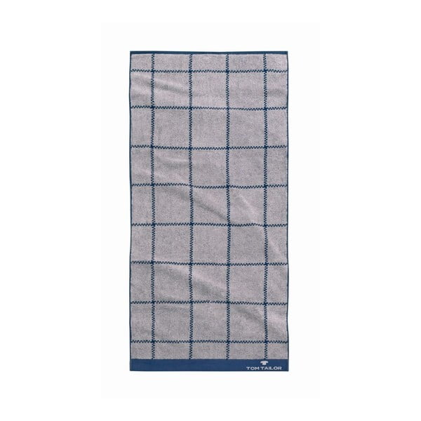 Ręcznik Tom Tailor Jacquard Light Grey, 90x200 cm