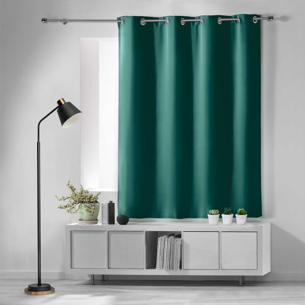 Ciemnozielona zasłona zaciemniająca 135x180 cm Occult – douceur d'intérieur-image-2