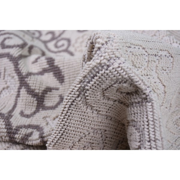 Szarobeżowy bawełniany dywan Vitaus Orkide, 80x150 cm-image-3