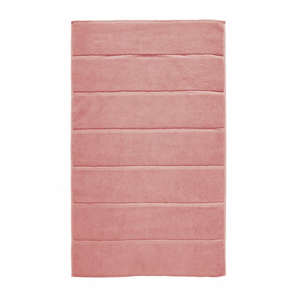 Różowy bawełniany dywanik łazienkowy Aquanova Adagio, 60x100 cm
