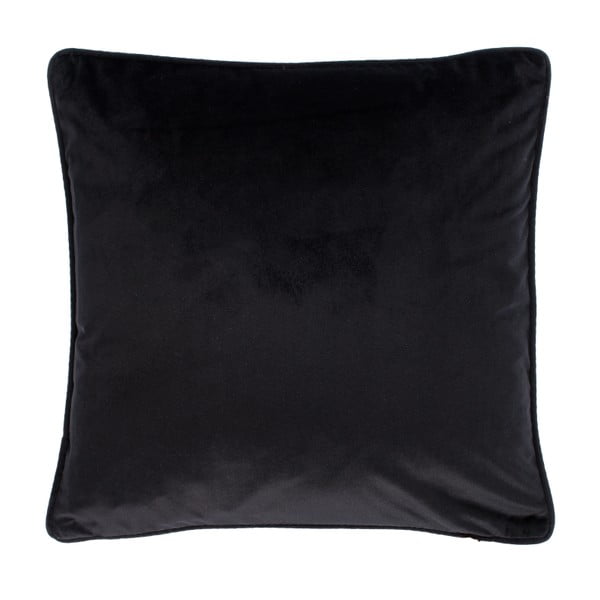 Czarna poduszka Tiseco Home Studio Velvety, 45x45 cm
