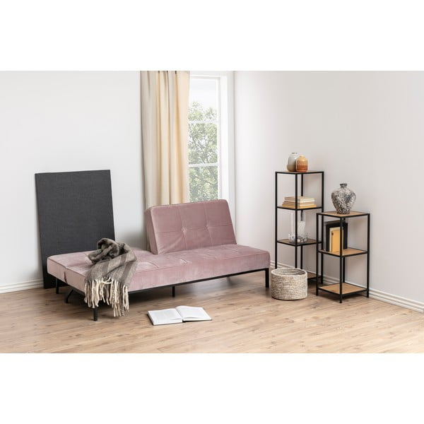Różowa rozkładana sofa Actona Perugia-image-1
