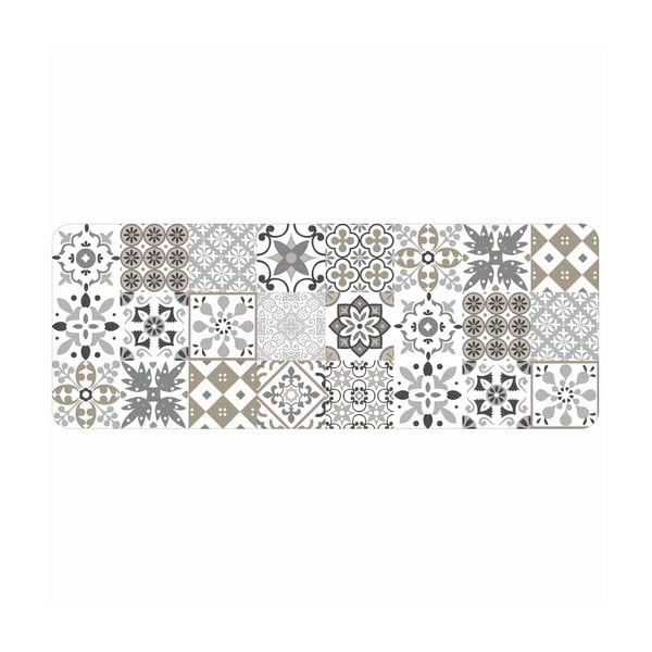 Biały chodnik z PCV 45x120 cm Salou – douceur d'intérieur-image-2