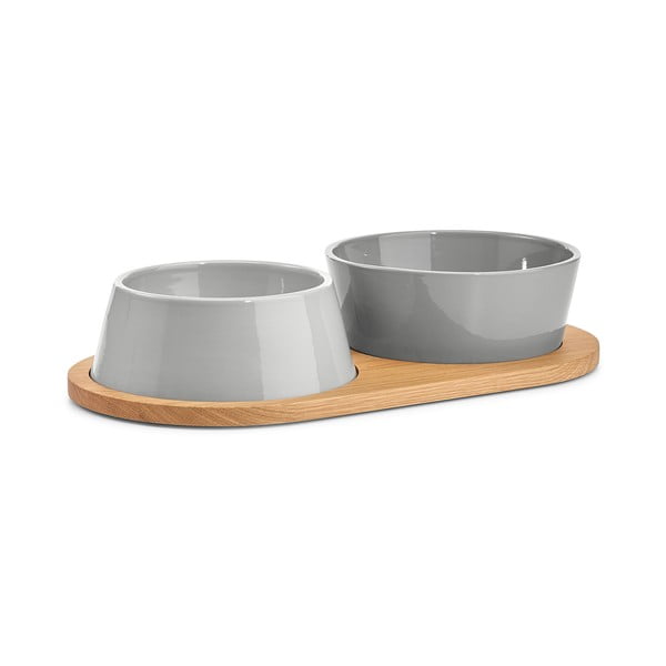 Porcelanowe miski zestaw 2 szt. ø 17 cm Doppio Concrete S/M – MiaCara-image-3