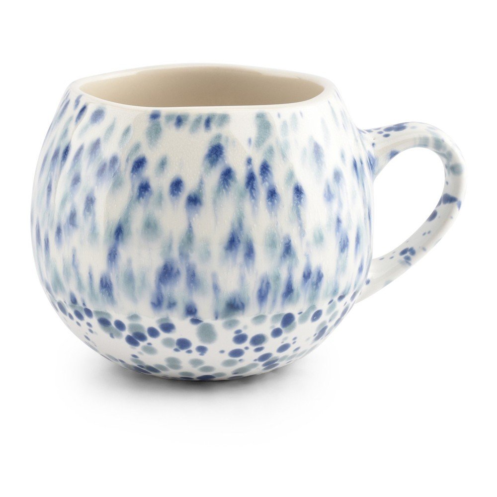 Niebieski kamionkowy kubek 460 ml Muggies – Salt&Pepper