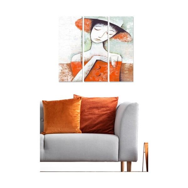 Obrazy zestaw 3 szt. 20x50 cm – Wallity-image-1