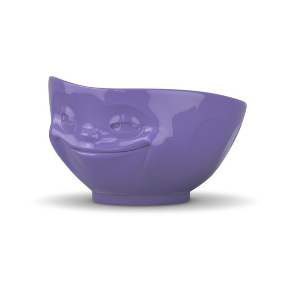Fioletowa porcelanowa uśmiechnięta miska 58products-image-1