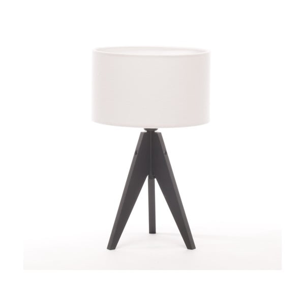 Lampa stołowa Artista Black Birch/White Felt, 28 cm