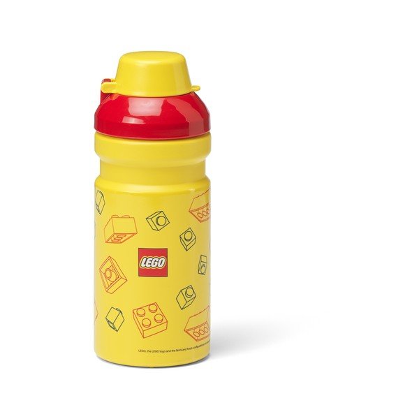 Żółte plastikowe pojemniki śniadaniowe dla dzieci 2 szt. Brick – LEGO®-image-1