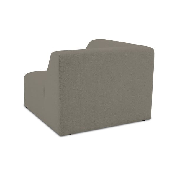 Jasnobrązowy moduł sofy z materiału bouclé (strona zmienna) Roxy – Scandic-image-2