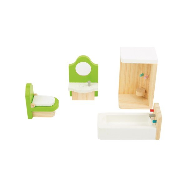Zestaw drewnianych mebli dla lalek Legler Bathroom-image-1