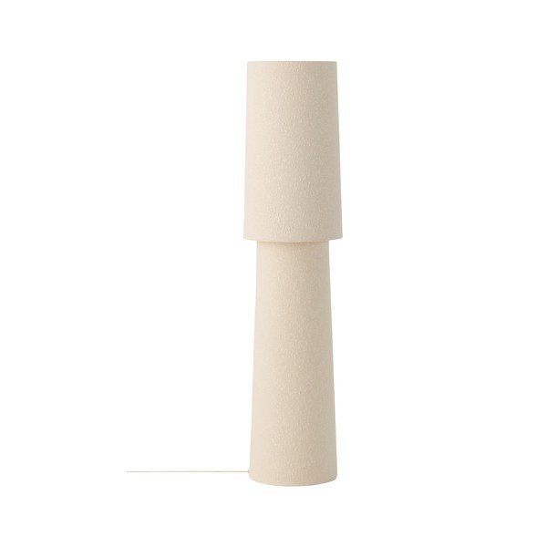 Kremowa lampa stojąca z materiału bouclé (wysokość 119 cm) Philo – Ellos Home