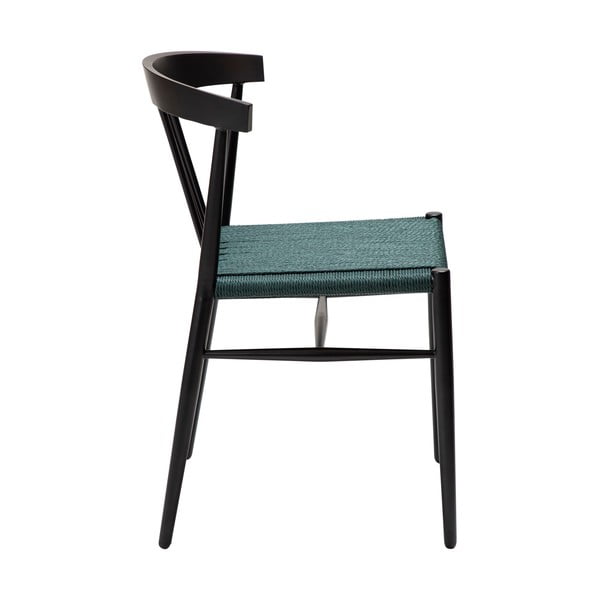 Czarno-turkusowe krzesło Sava – DAN-FORM Denmark-image-3