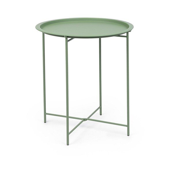 Stalowy okrągły stolik ogrodowy ø 46 cm Austin – Bizzotto