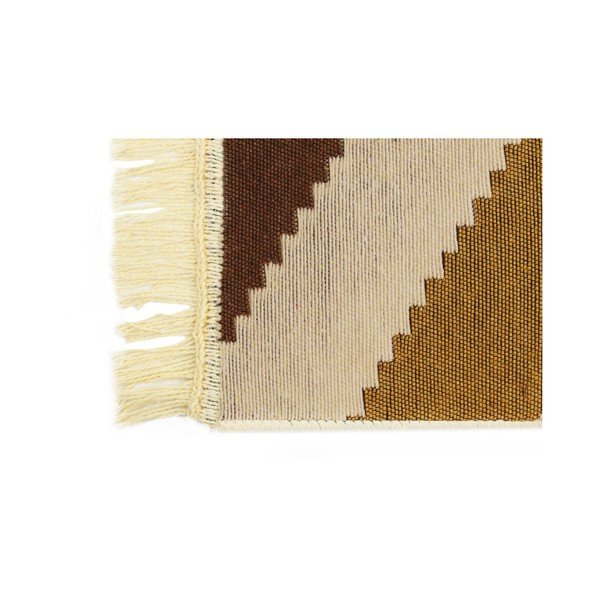 Brązowy dywan ZigZag Brown, 80x150 cm-image-1
