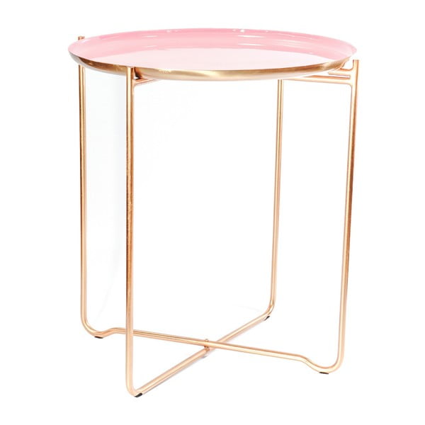 Różowy stolik 360 Living Cady, ⌀ 50,5 cm