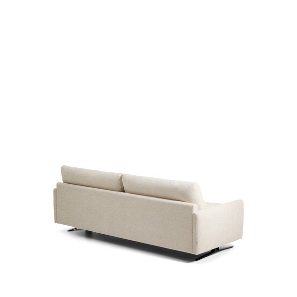 Beżowa sofa z tkaniny szenilowej 240 cm Veliro – Kave Home-image-4