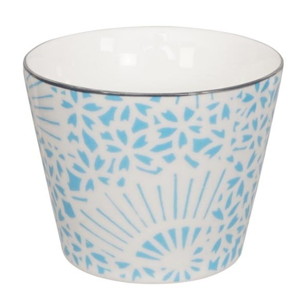 Turkusowo-biały mały kubek porcelanowy Tokyo Design Studio Shiki, 180 ml