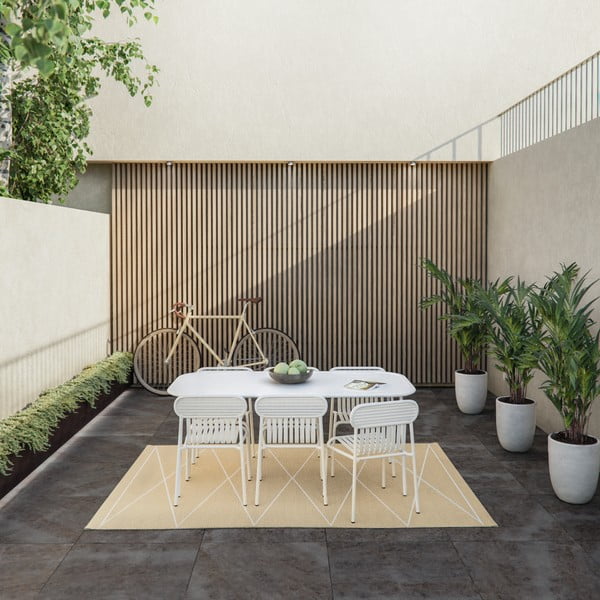 Beżowy chodnik odpowiedni na zewnątrz 70x160 cm Max Sand – Pappelina-image-1