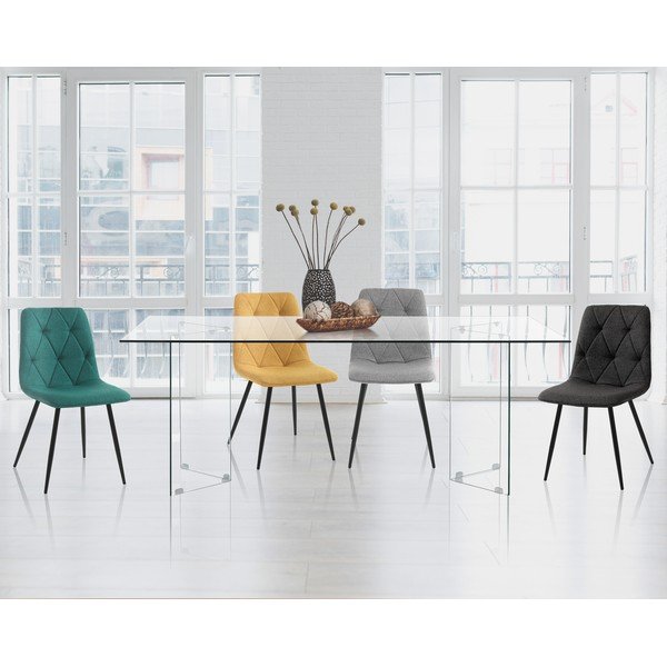 Szklany stół 90x180 cm Kaya – Tomasucci-image-1