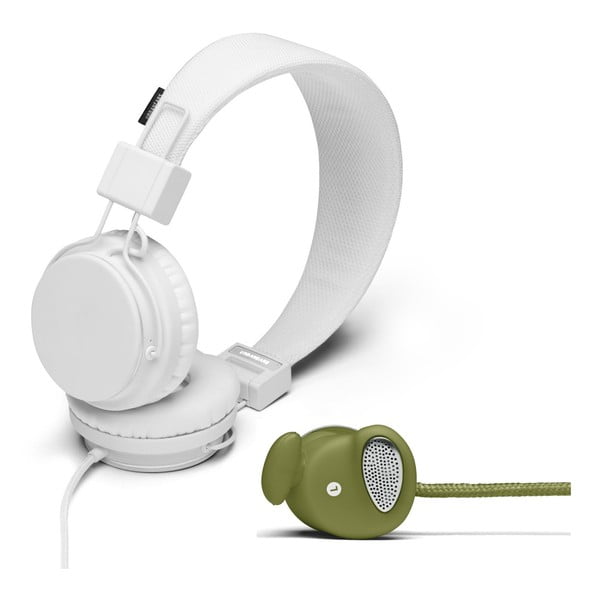 Słuchawki Plattan White + słuchawki Medis Olive GRATIS