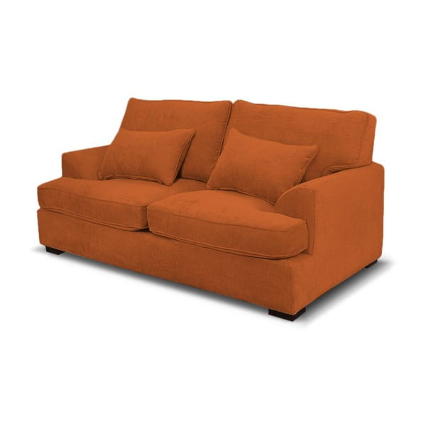Pomarańczowa sofa trójosobowa Rodier Ferrandine