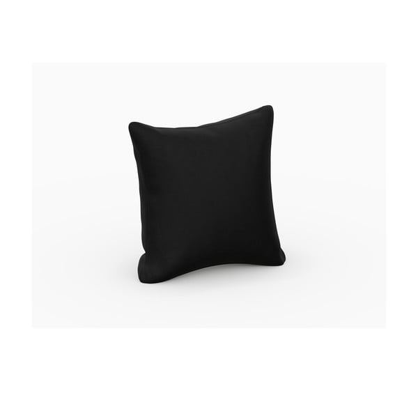 Czarna aksamitna poduszka do sofy modułowej Rome Velvet – Cosmopolitan Design-image-1