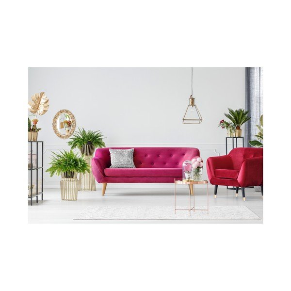 Różowa sofa 3-osobowa Mazzini Sofas Amelie-image-2