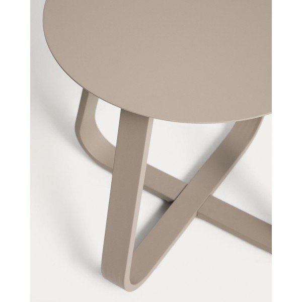 Metalowy okrągły stolik ogrodowy ø 48 cm Tamaris – Kave Home-image-4