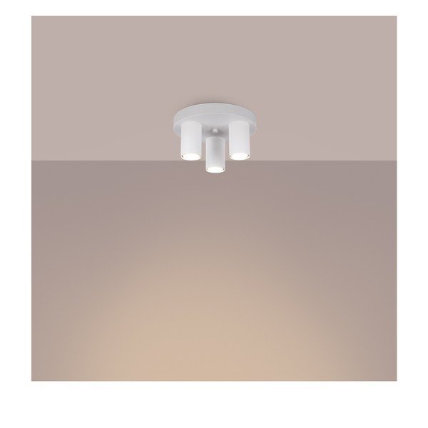 Biała lampa sufitowa Castro – Sollux-image-1